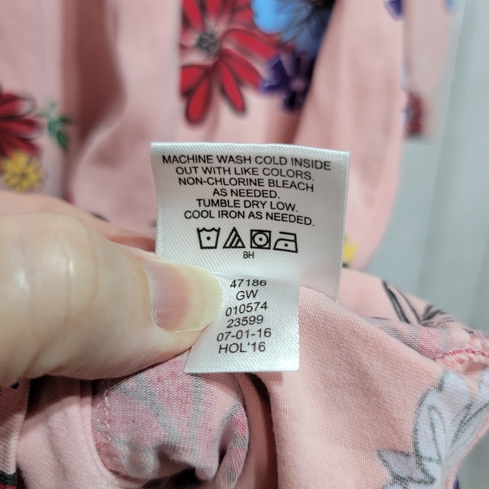 Hanna Andersson G Bundles Print Elizabeth Dress Perfect Pink Size 140 (US 10). - Picture 5 of 10